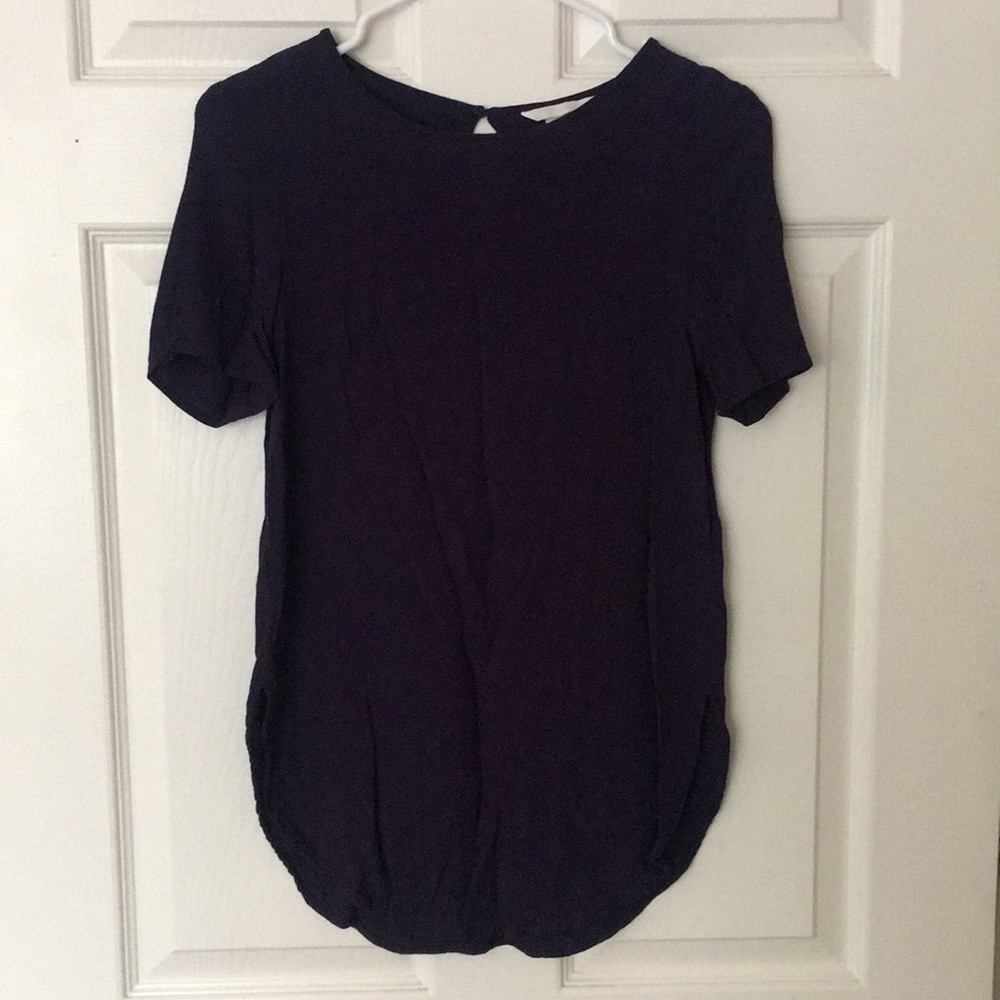Navy blue blouse